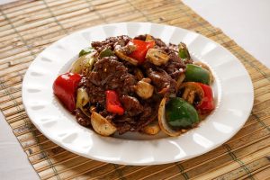 Tumis Jamur Kancing Daging Sapi