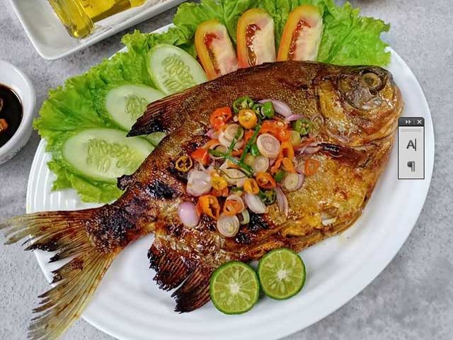 Resep Ikan Bawal Bakar Sambal Bawang, Dan Pedas dan Manis