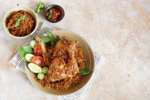 Ayam Goreng Serundeng Kelapa Khas Jawa Sederhana