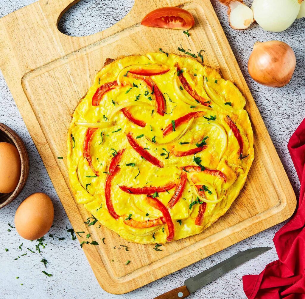 telur dadar tomat praktis: gurih, segar, dan bergizi
