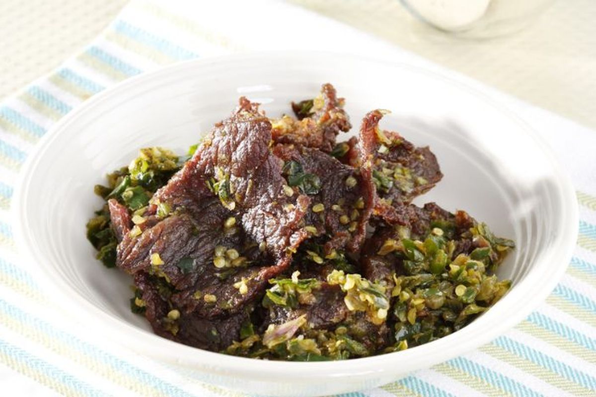 Dendeng Balado Cabe Ijo yang Pedas Gurih & Menggugah Selera