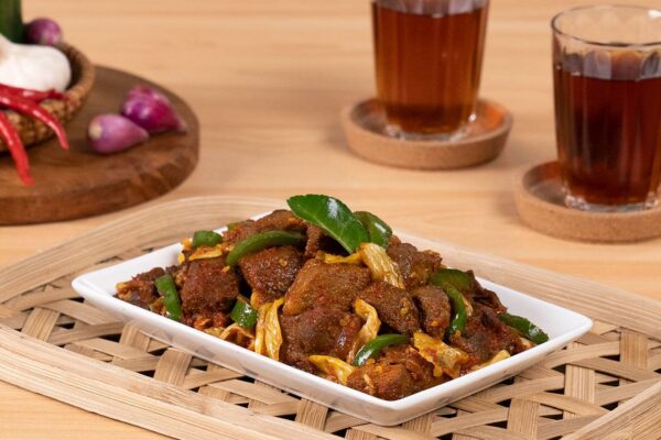 Nasi Gurih Oseng Kambing Pedas Menggoda